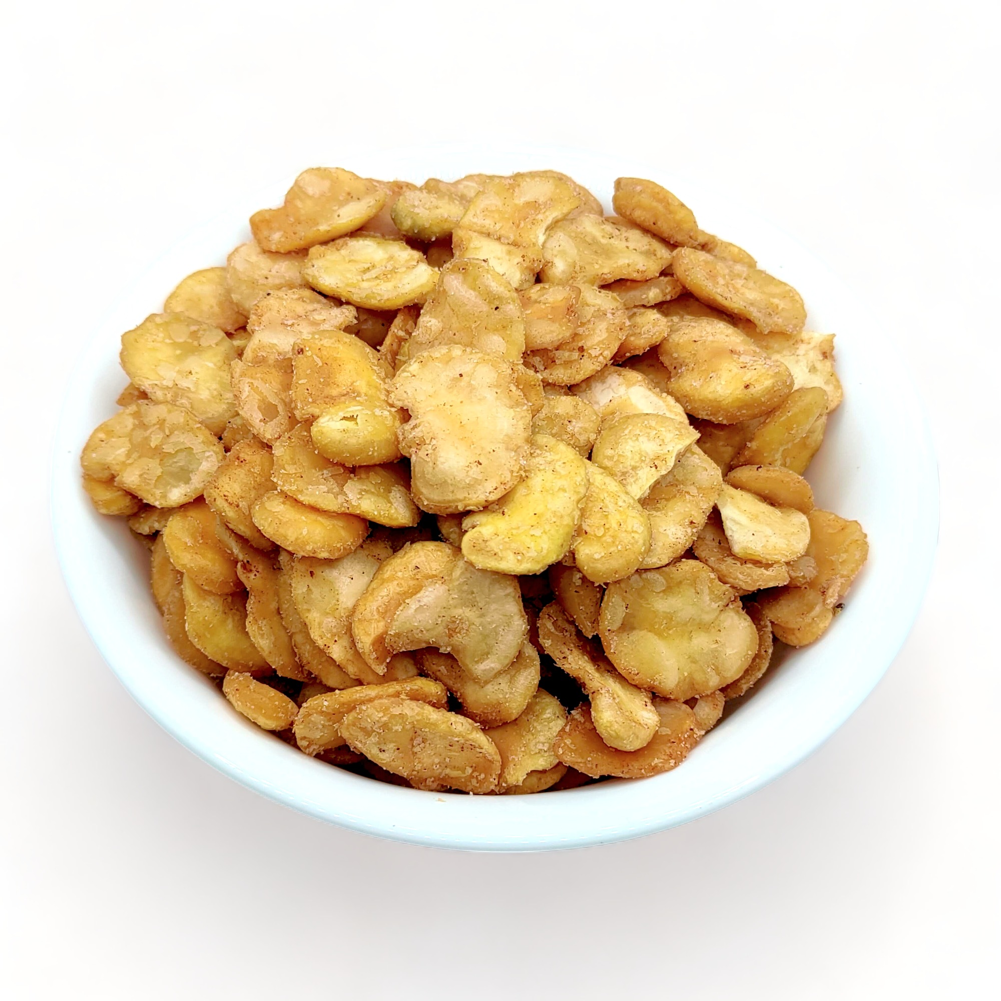 Habas fritas con sal