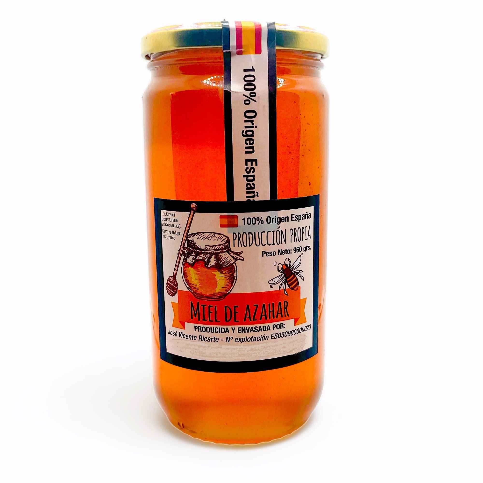 Miel de azahar tarro de 960gr