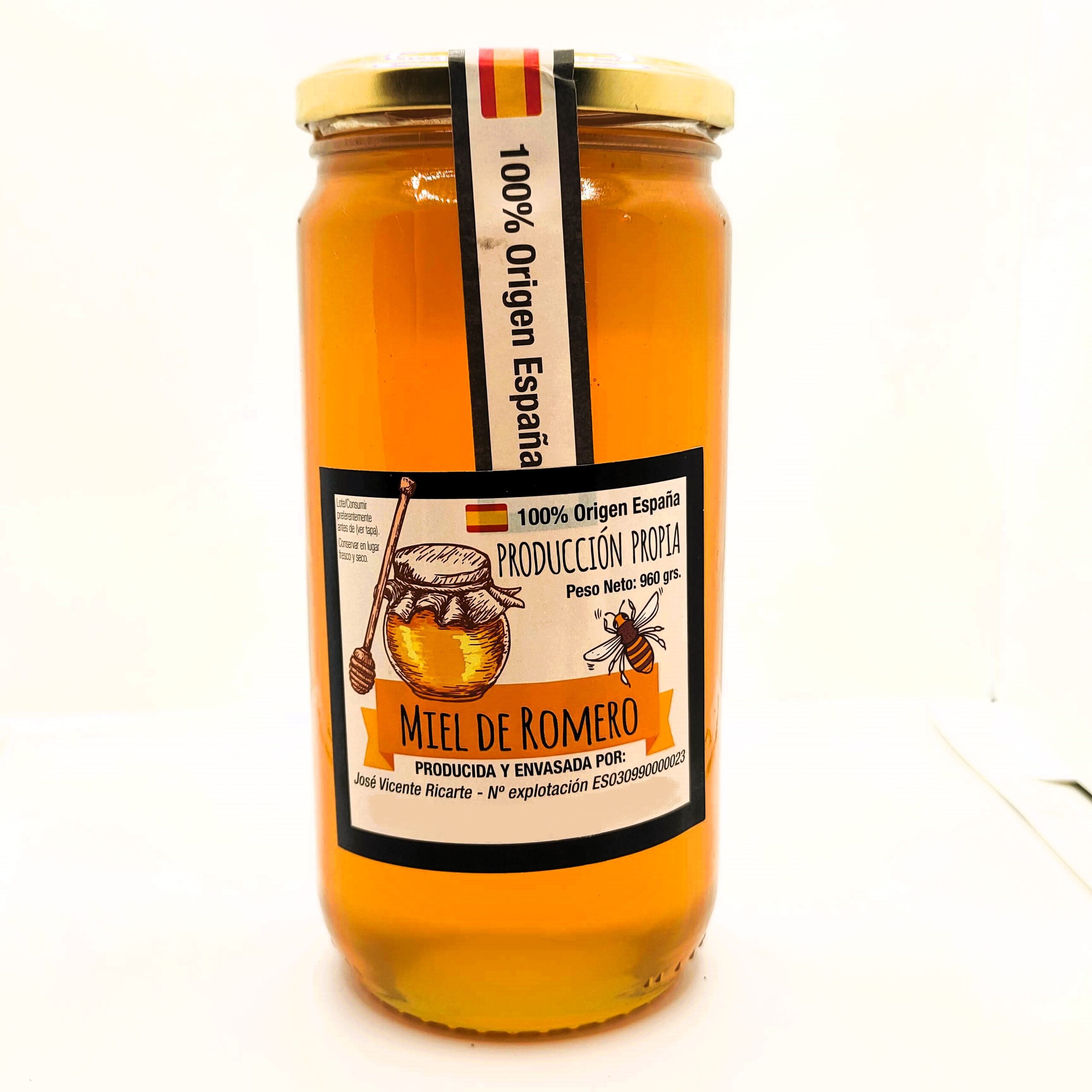 Miel de romero tarro de 960gr