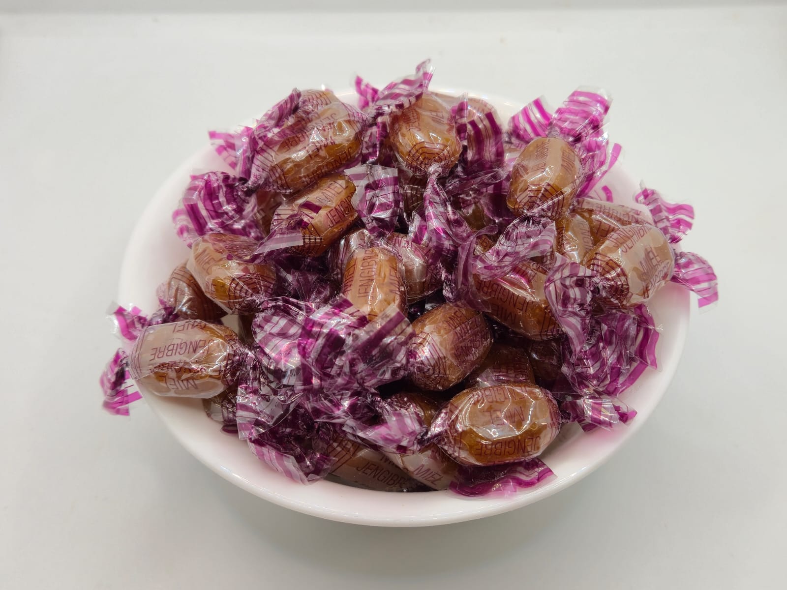 Caramelos miel y jengibre