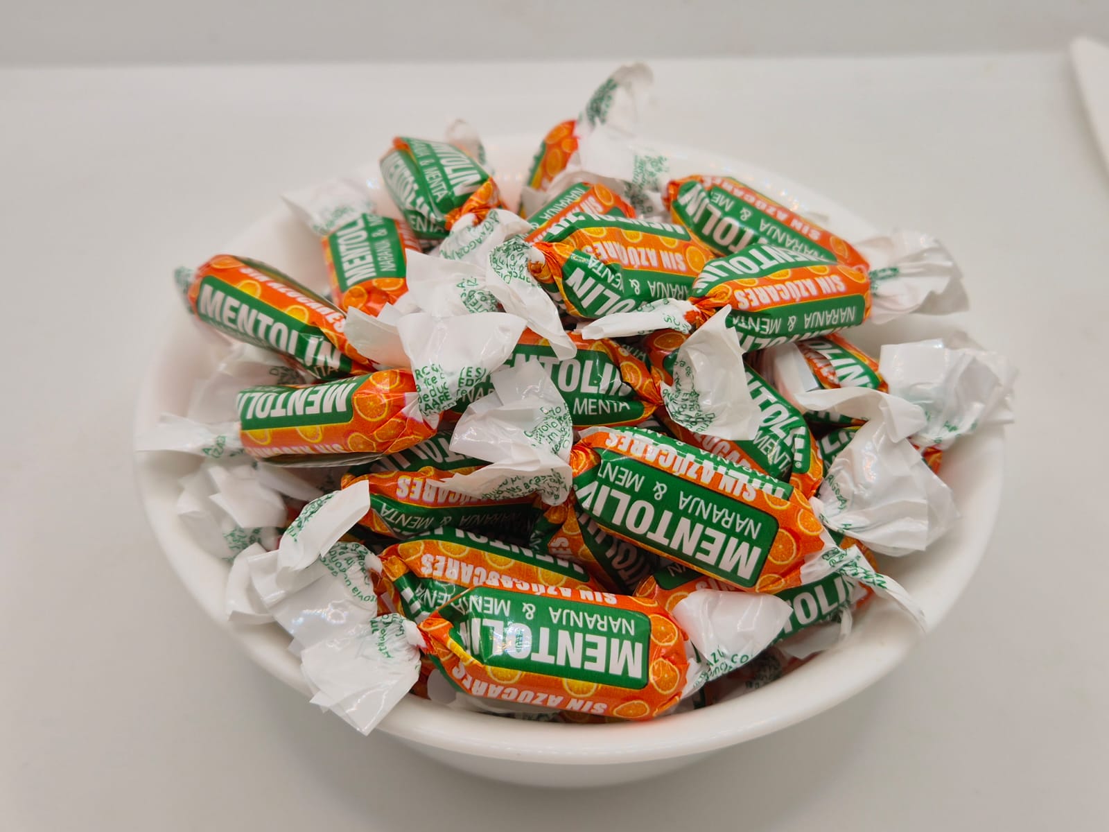 Mentolín Naranja y Menta sin azúcar